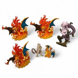 Pokémon Figure Pins Charizard Mewtwo 2015-2017 Promo Toys